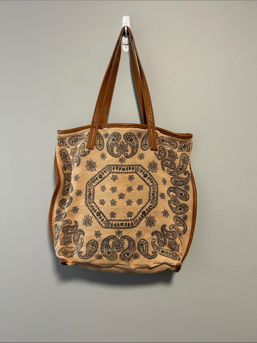 Free People Boho Jute Tote Bag